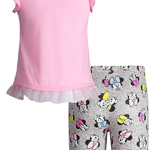 🎁Minnie Mouse 2 Pc. Toddler Girls Bike Short Set - Picture 3 of 3